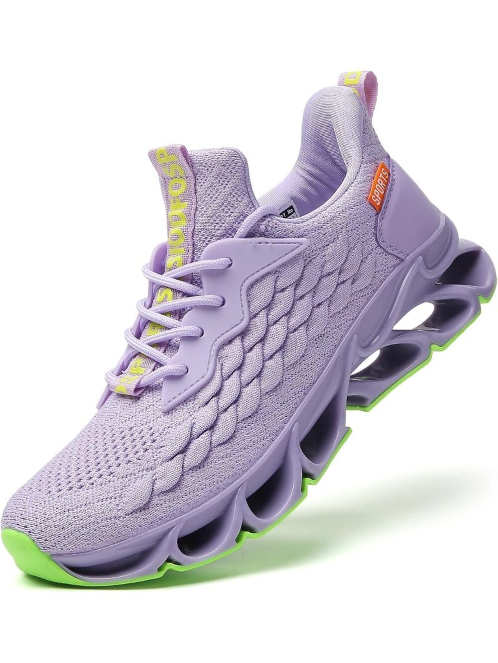 Women's Light Purple Comfortable Athletic Sport Running Tennis Walking Sneakers